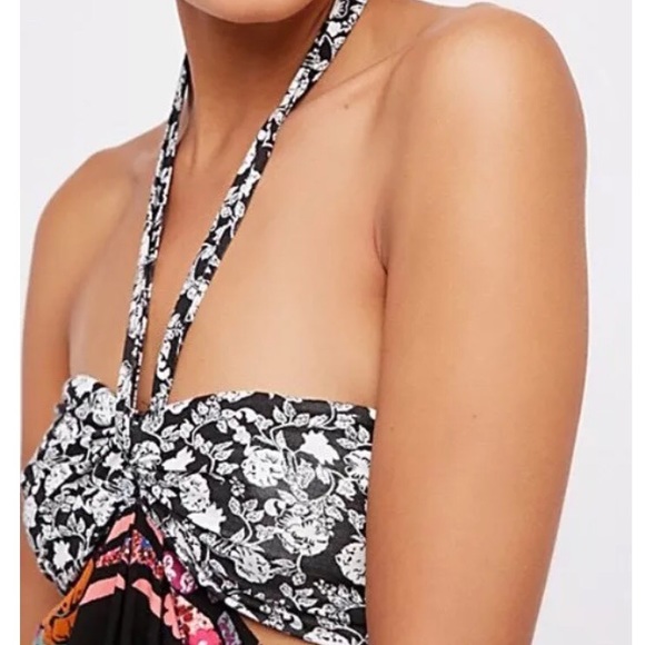 Free People California Love halter floral maxi - Picture 5 of 9